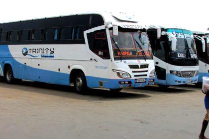 Bus strike in Kampala Uganda