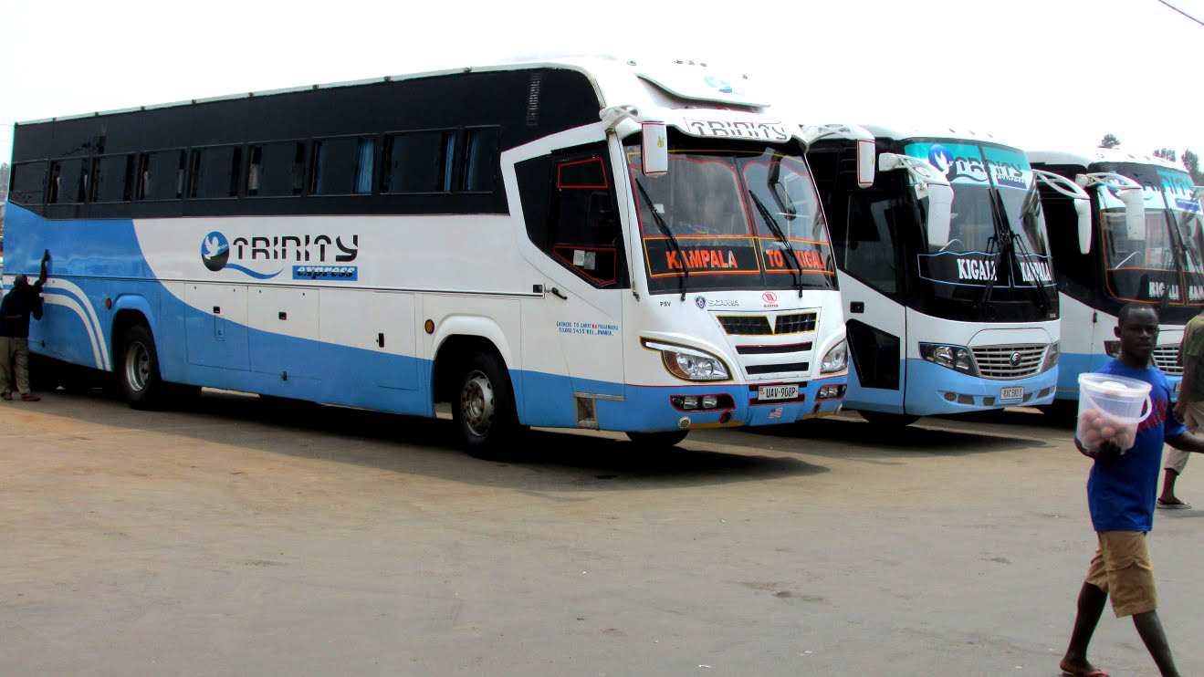 Bus strike in Kampala Uganda