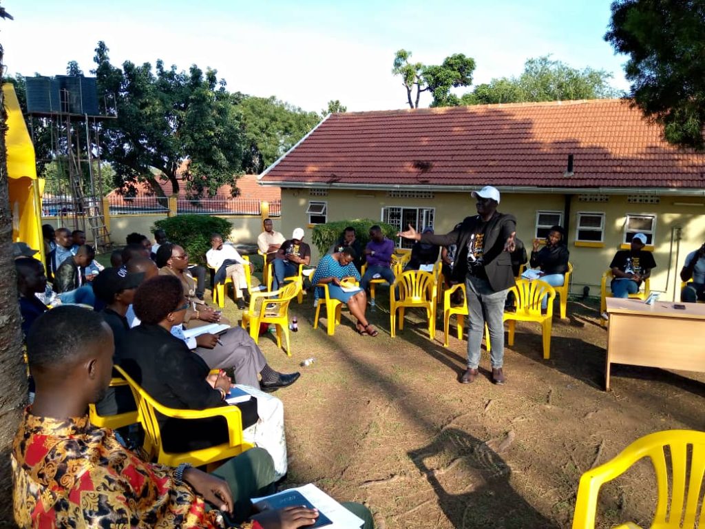 Showers of Shillings NRM Kyambogo Office Makes a Splash