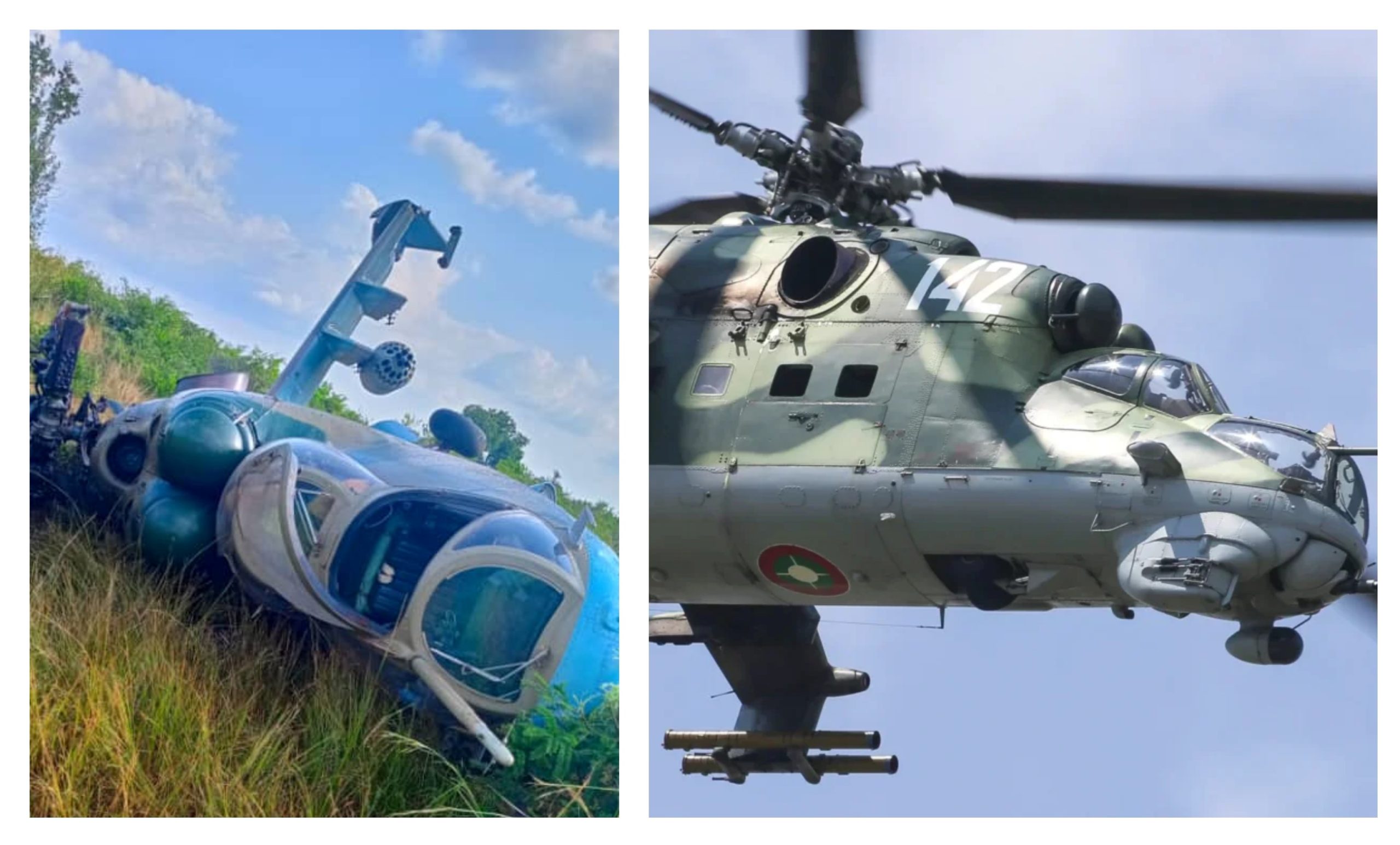The UPDF MI 24 crashed in Karamoja