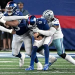 Giants Suffer Crushing Defeat Against Rival Cowboys