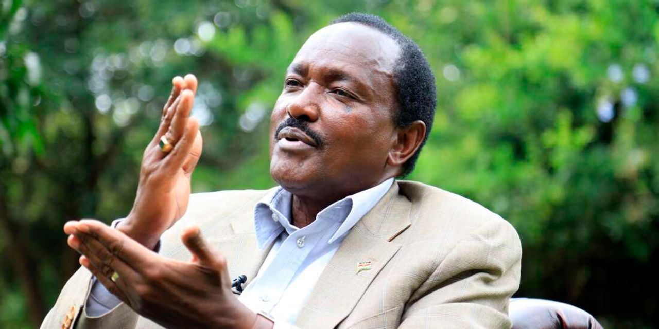 Musyoka has been a staunch supporter of Raila Odinga since the 2013 election and is now considering a second attempt at the presidency, following his debut in 2007.