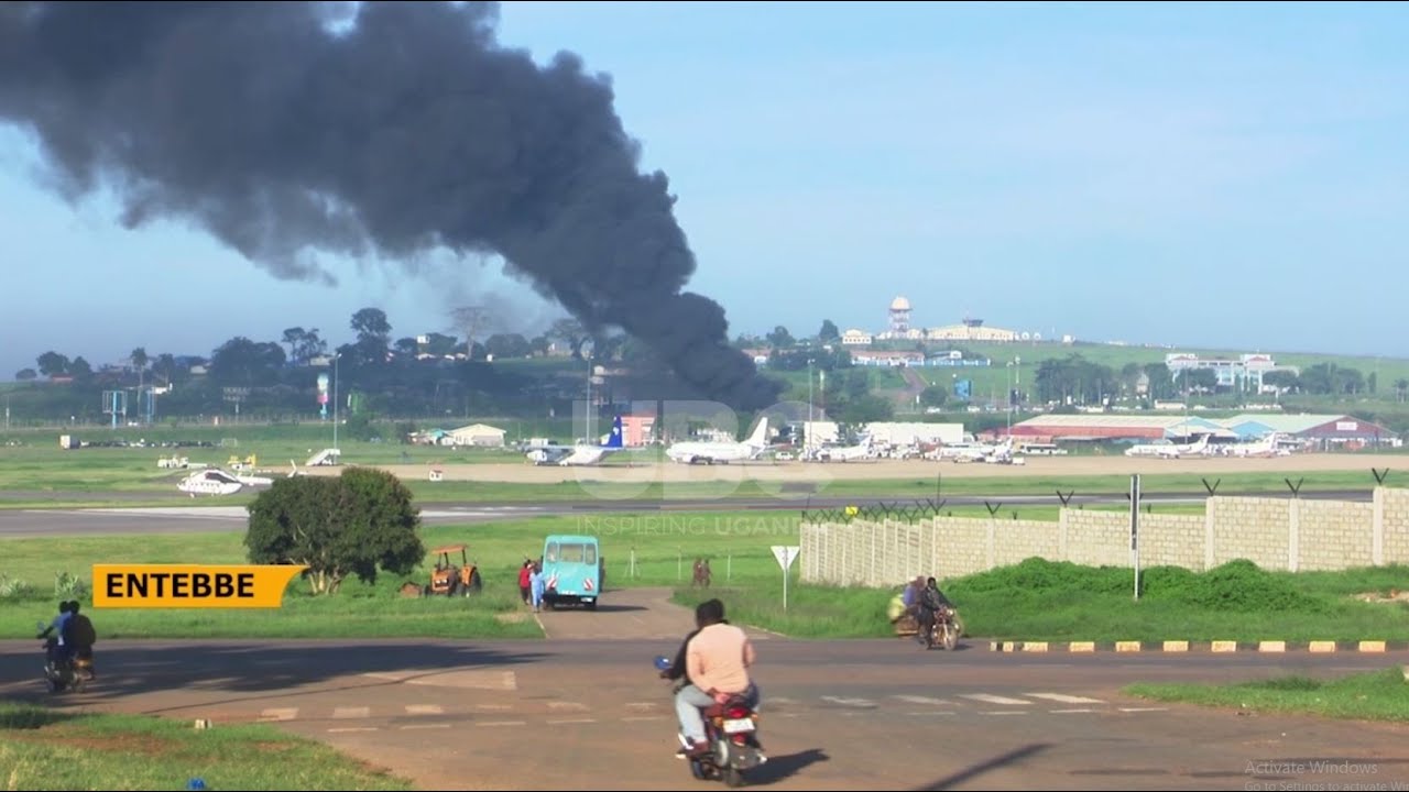 Massive Blaze Engulfs Entebbe Warehouse - Billions Lost