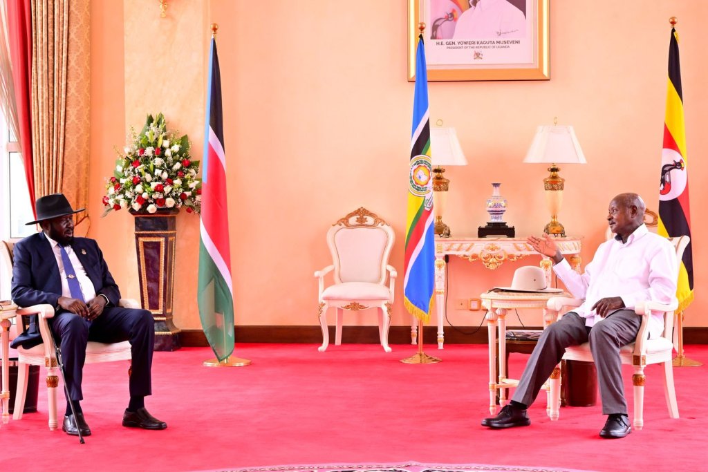 Museveni and Salva Kiir Discuss Mutual Interests and Border Security