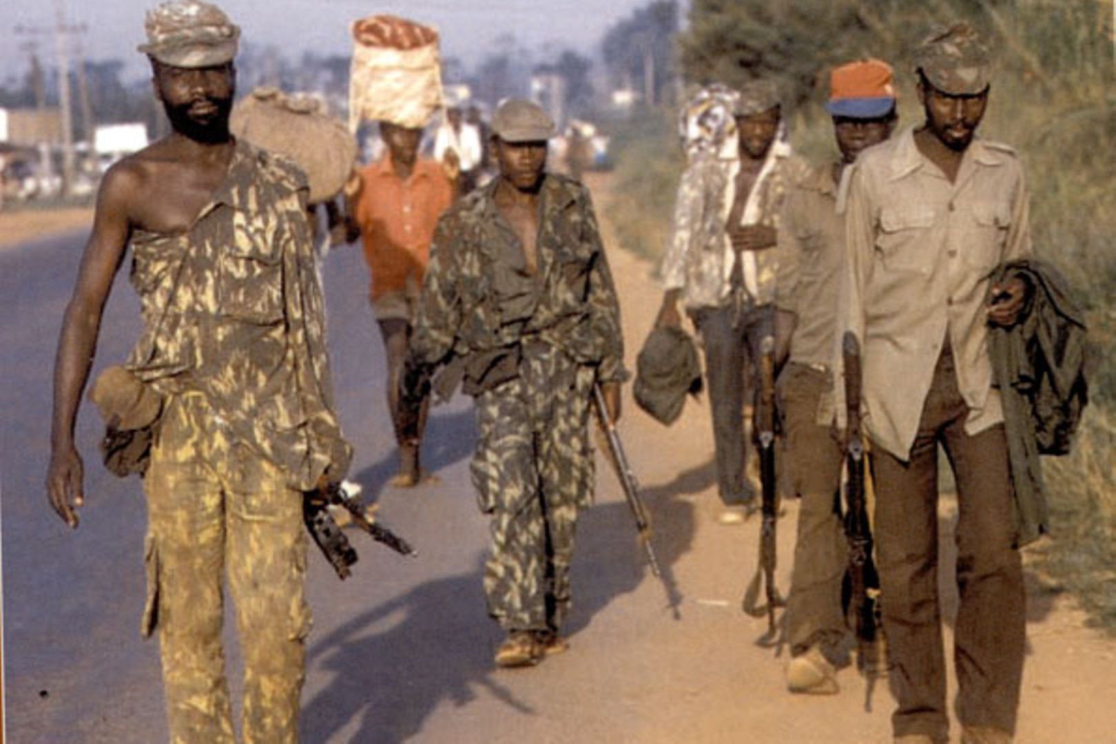 NRA Fighters Enter Kampala in 1986