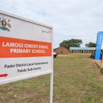 Parents and pupils meeting at Lamogi omeny ki mac in Paiula sub county, Pader district