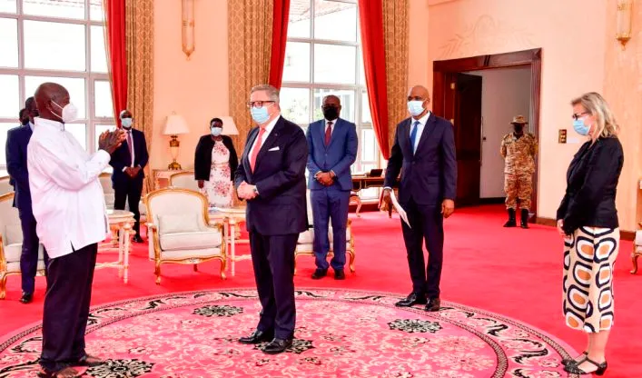 President Museveni Welcomes Credentials From Four New Envoys