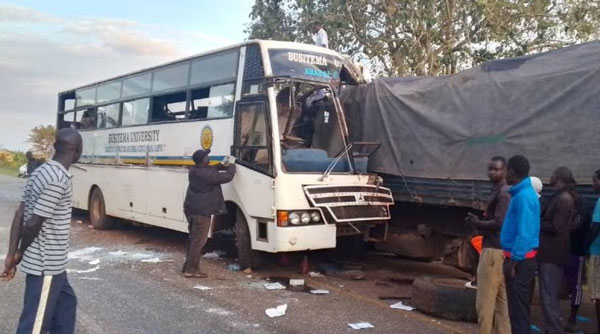 In addition to the students, the school's director, Nathan Egaru, and two teachers, Hannington Enangu and Juventine Eleru, were also injured. According to one of the teachers, the students were on a visit to Masese, Nytil Textiles, and the source of the River Nile when the accident occurred.