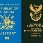 Uganda South Africa passports Visa Waiver