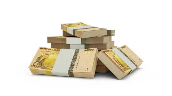 depositphotos 549407670 stock photo rendering stack ugandan shilling notes