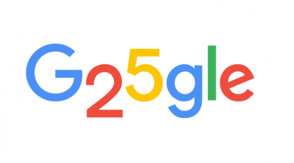 google 25th anniversary