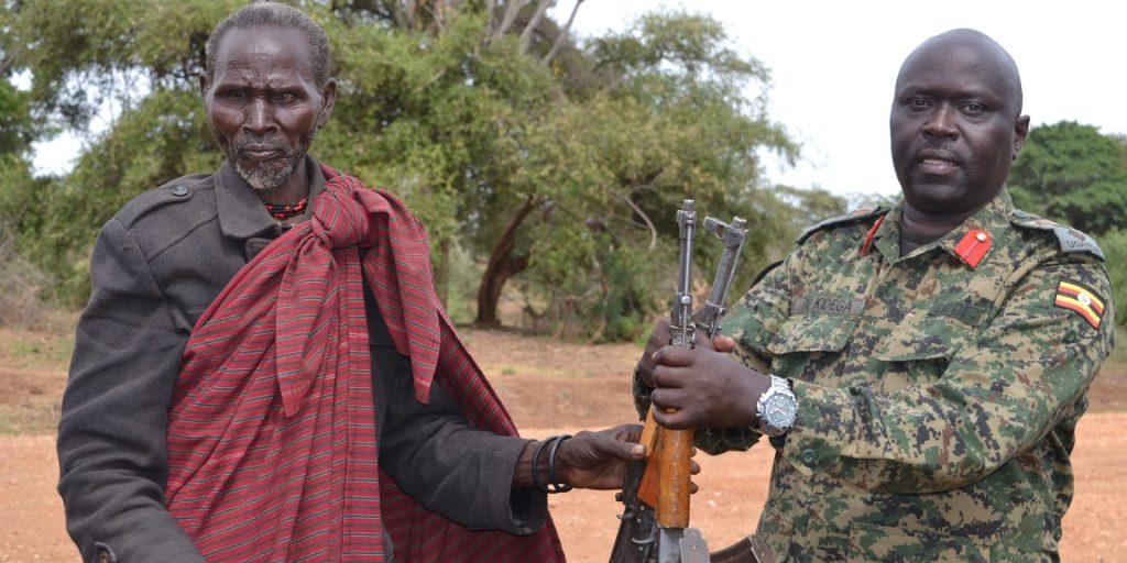 PHOTO UPDF Joint Security Hands Over Livestock As Turkana Surrender Guns In Moroto District