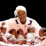 Quintuplets Uganda - Nakato leaves behind five children, all five years old: Rhoda, Rowena, Rachael, Rodine, and Raymond.