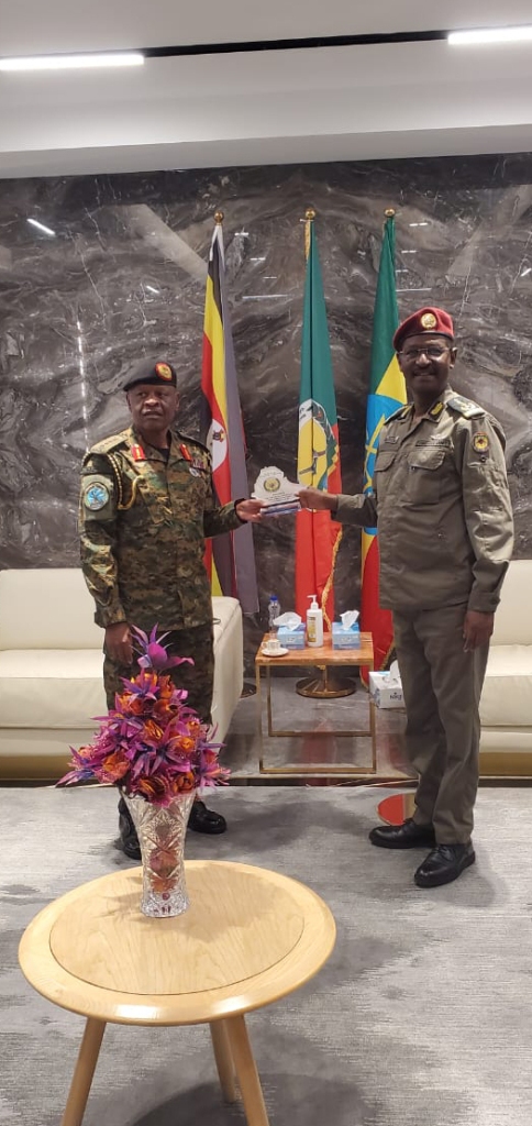 UPDF Chief Joins Ethiopian National Defence Forces for 116th Army Day Celebrations