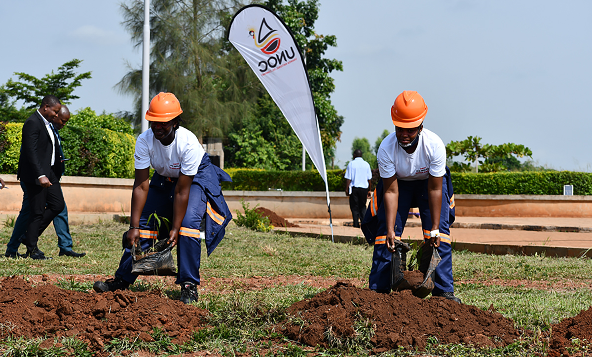 church of uganda partners with unoc offers land for tree planting