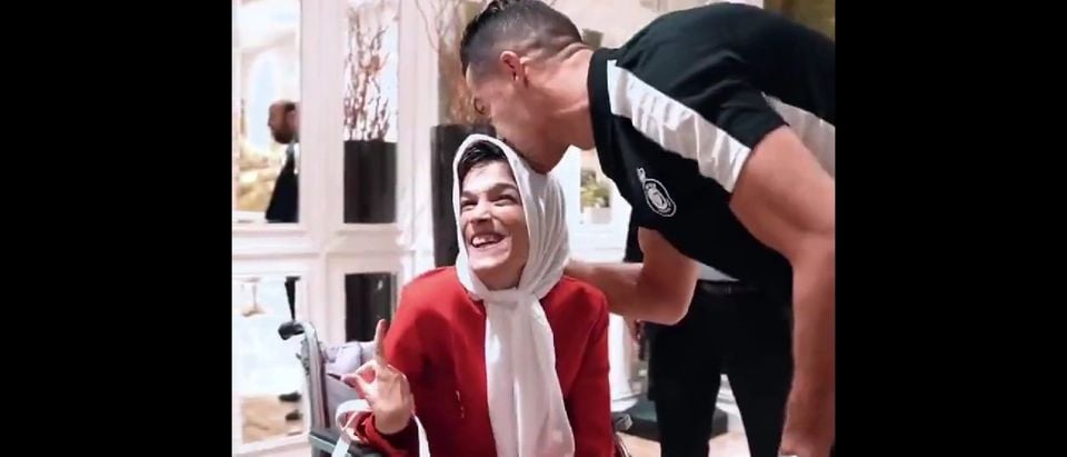 cristiano ronaldo faces lashing in iran over public kissing