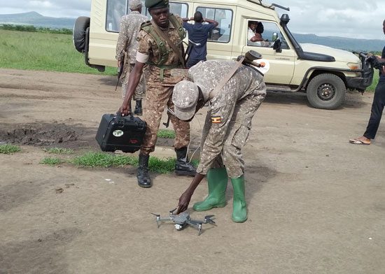 enhanced security measures and aerial surveillance in queen elizabeth national park