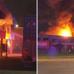 great western highway in sydney reopens after warehouse fire catastrophe