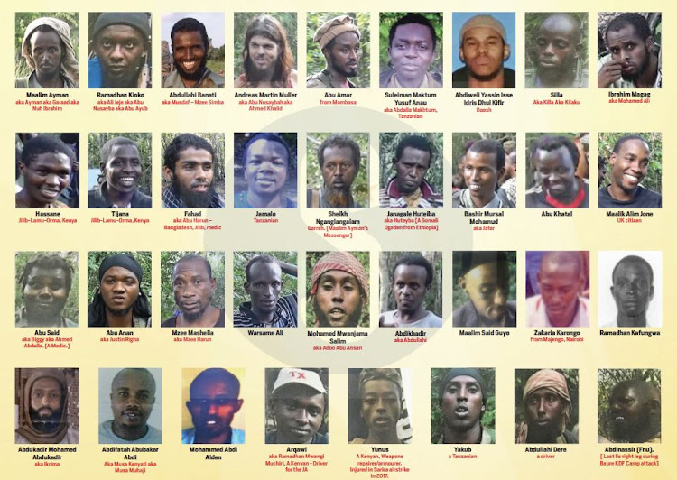 kenyan government offers rewards for information on 35 suspected terrorists