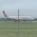 kenyan plane intercepted by uk military in london