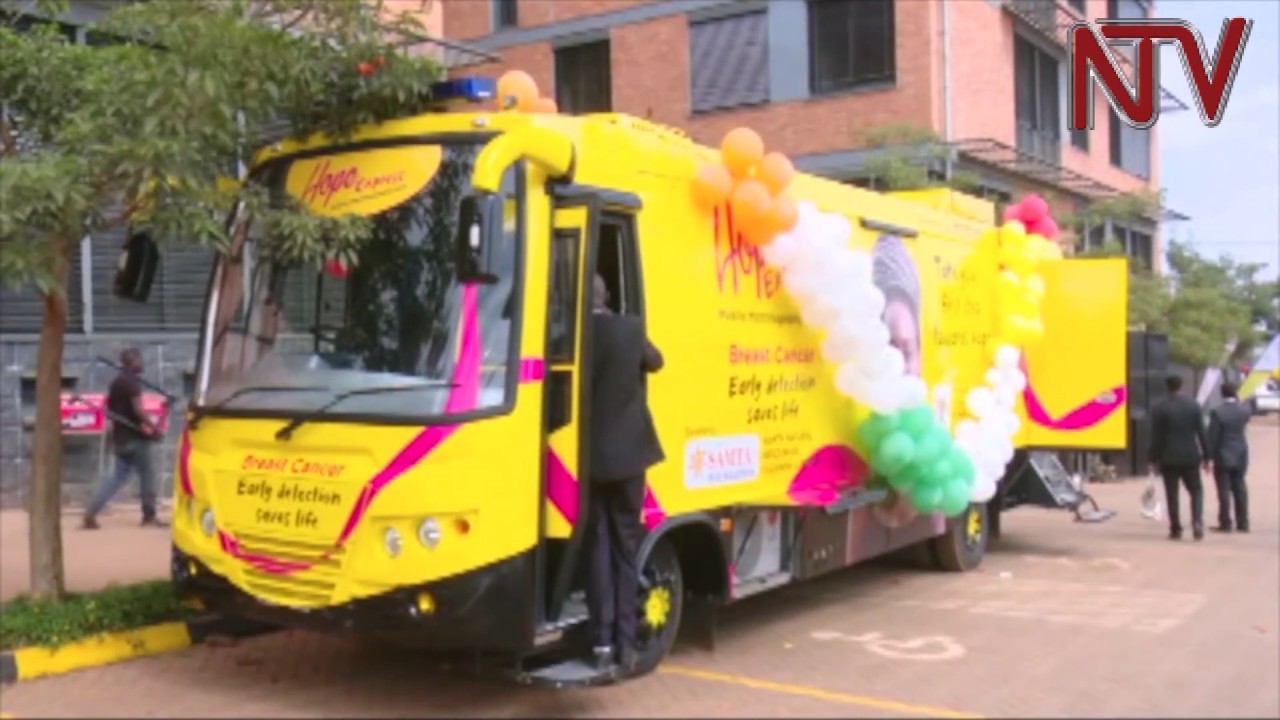 mobile cancer screening van donated to uganda cancer institute