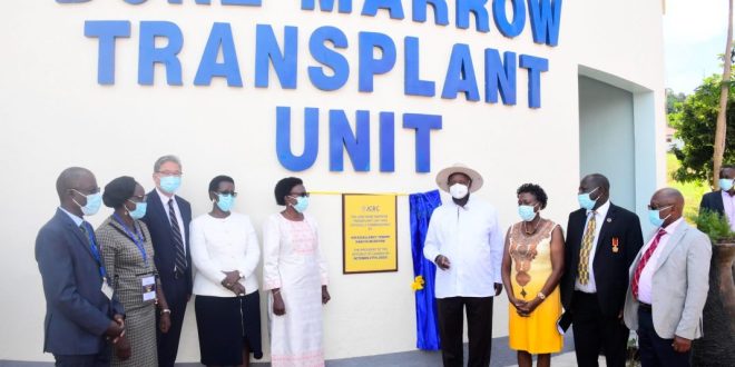 museveni inaugurates bone marrow transplant center in lubowa