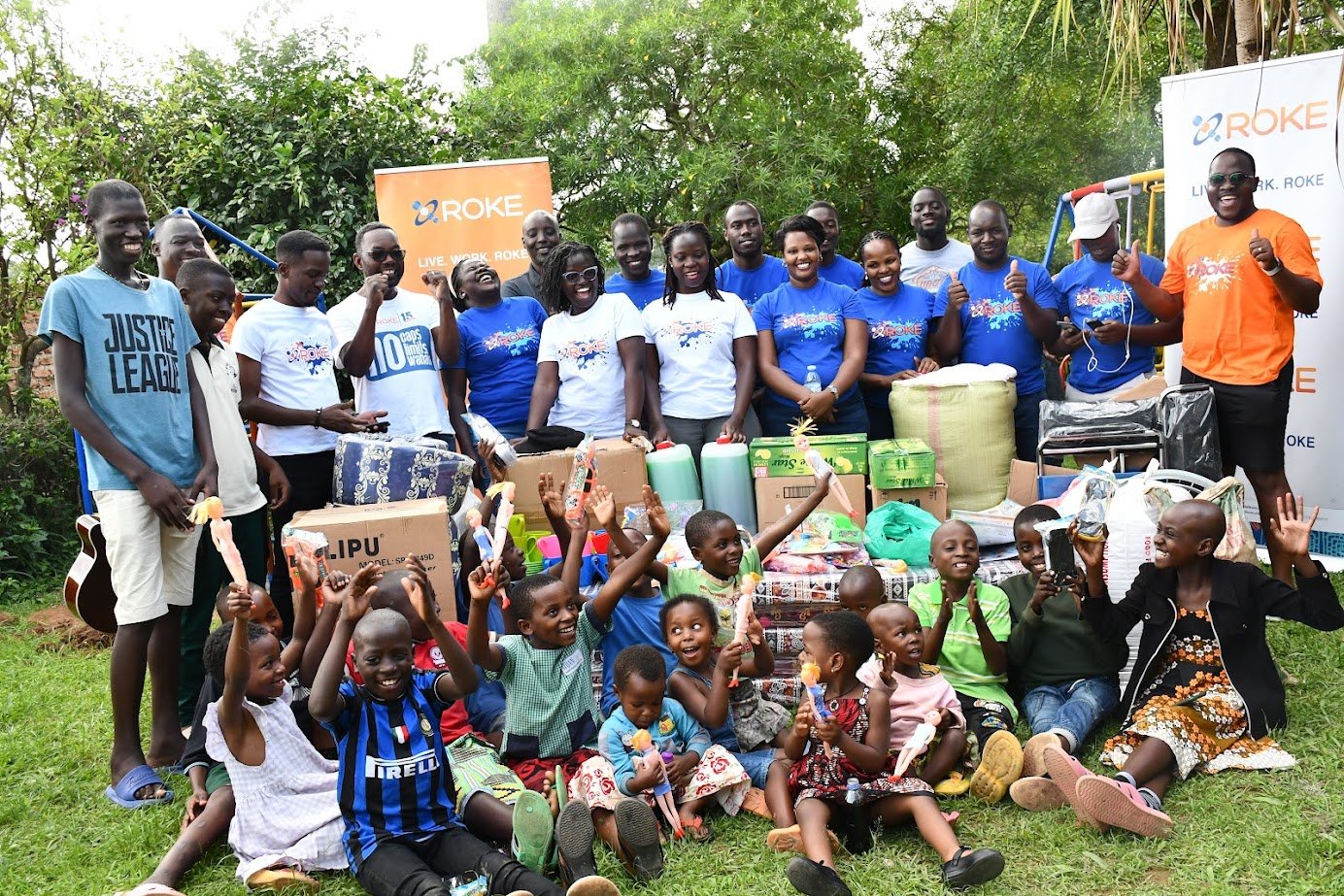 roke telkom donates to children with cancer in mbarara city