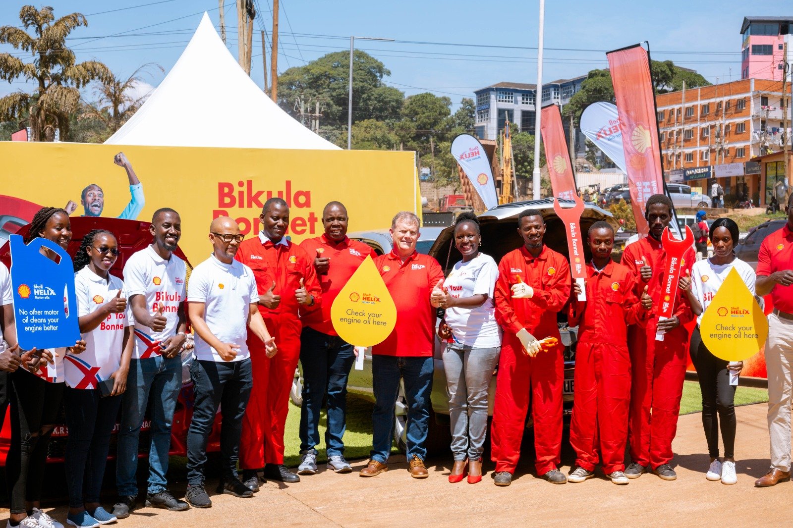 vivo energy uganda launches bikula bonnet and win to reward shell helix users