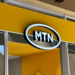 MTN new logo on storefront in Irene