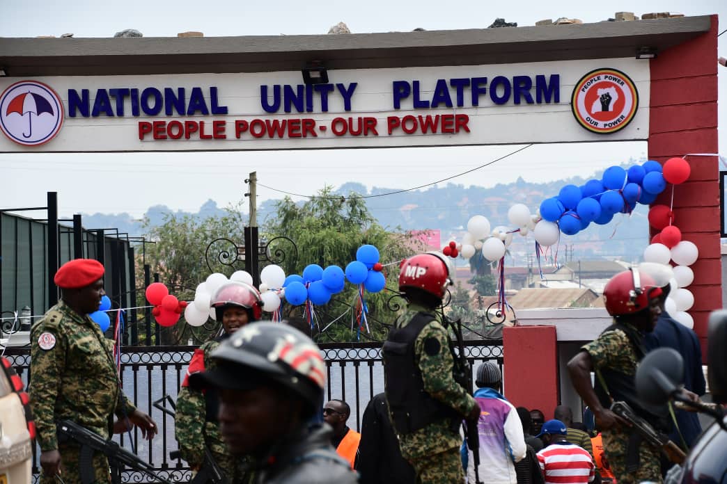 NUP Gate - NUP Opens New Headquarters Amidst Security Standoff