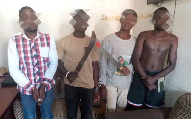 POLICE ARREST THUGS NANSANA