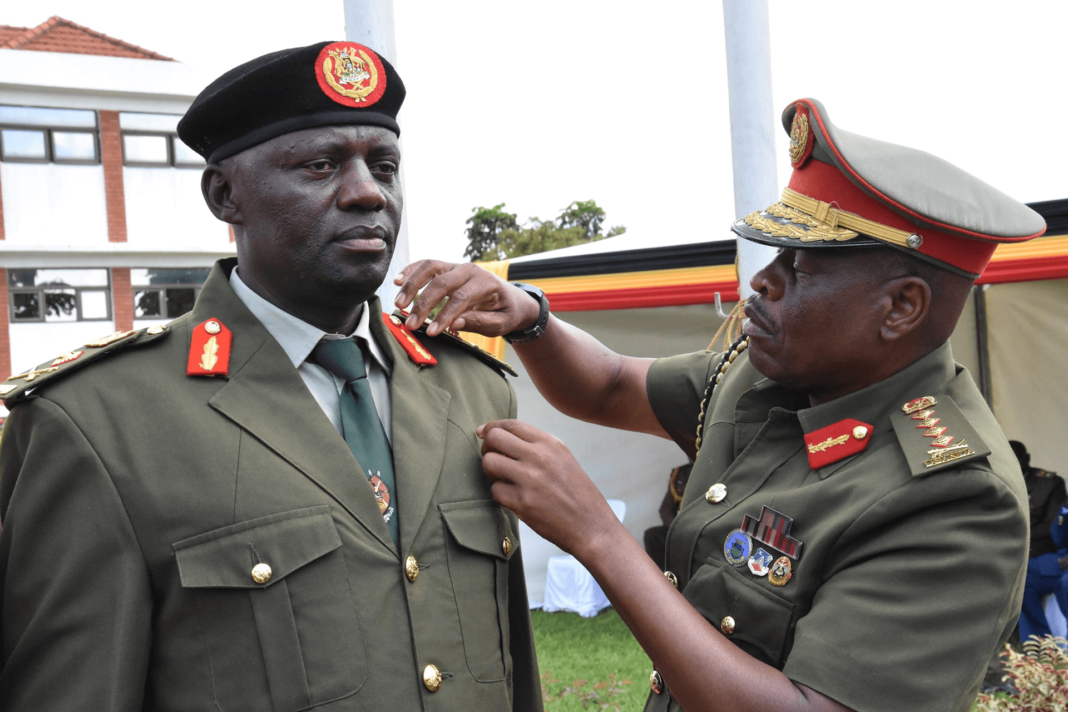 promotions bring added responsibility cdf mbadis message to senior updf officers