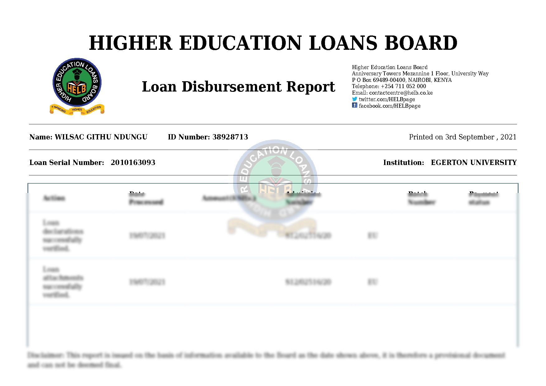 relief for new students as helb loans arrive on november 7