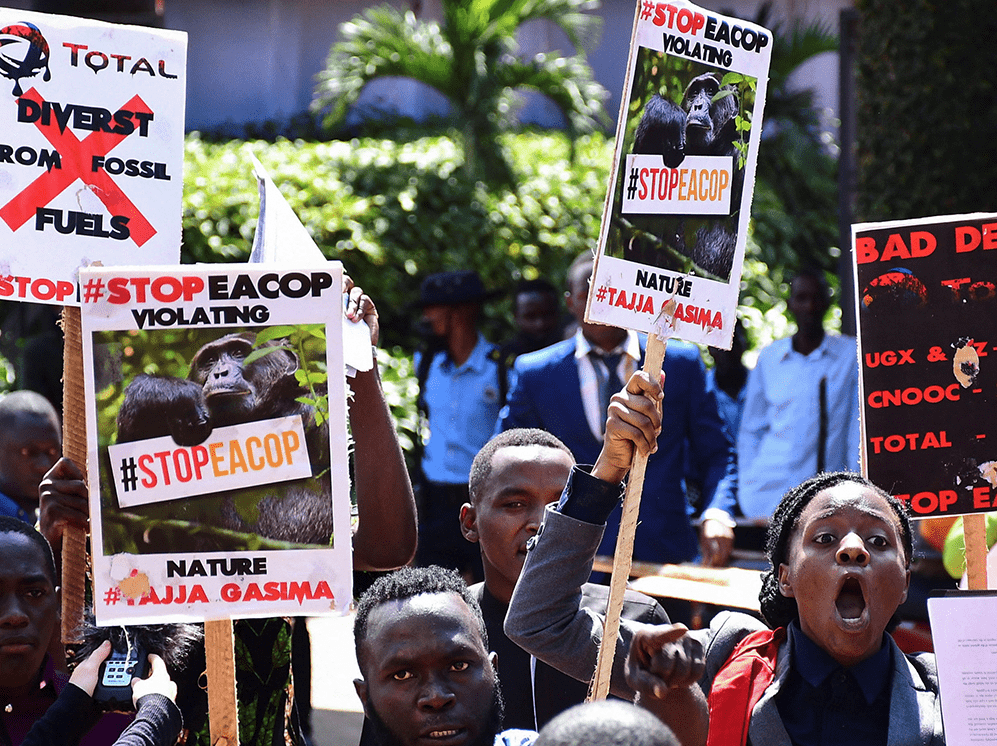 rights watchdog claims human rights abuses in ugandas oil project protests