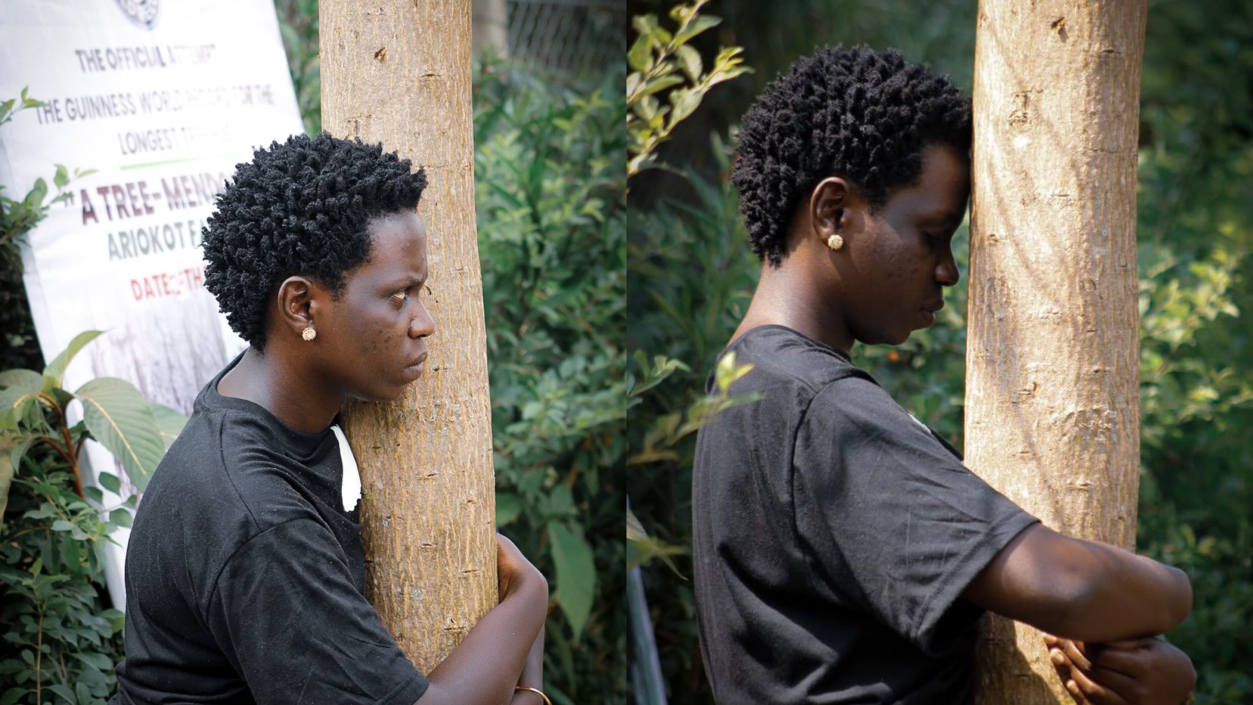 ariokot faith sets guinness world record for longest tree hug