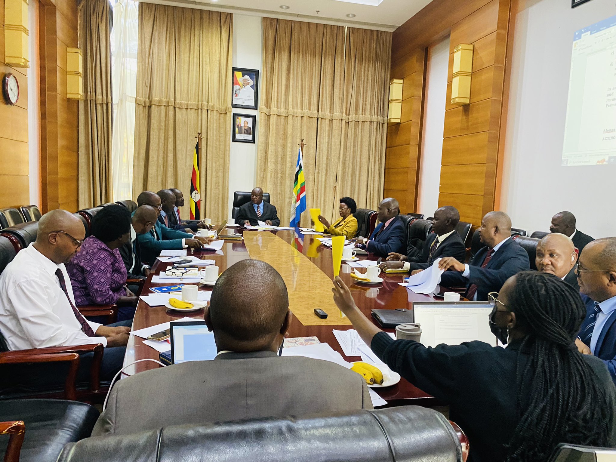 ex buikwe cao dunstan balaba takes charge as opm permanent secretary