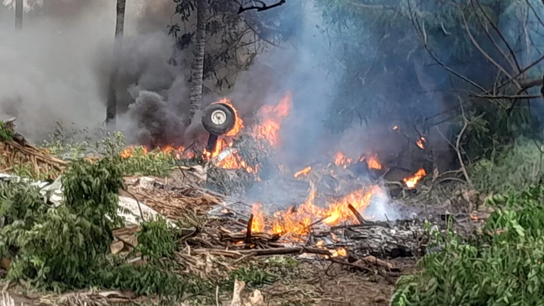 ten injured as aircraft crashes in lamu county
