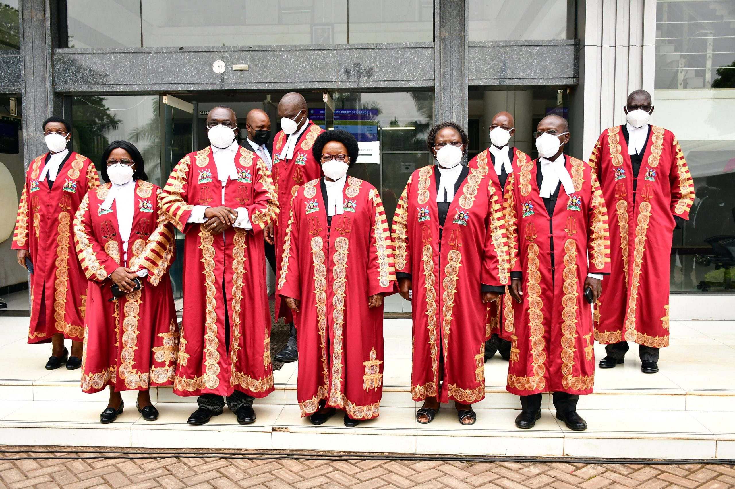 Catherine Bamugemereire and Monica Mugenyi Supreme Court Justice Uganda