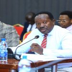 Uganda Prisons Defence committee chairperson, Hon. Wilson Kajwengye, presenting before the Budget Committee on Wednesday, 17 January 2024