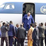 Djibout president arrives