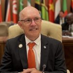 Dr. Robert Floyd, the Executive Secretary of the Comprehensive Nuclear Test Ban Treaty Organization (CTBTO) in Uganda