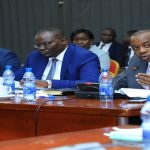 Hon. Ayume (R) presenting the Health Committee Report before the Budget Committee