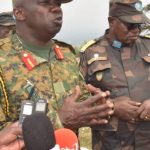 Maj Gen Dick Plum addressing the media 733x470