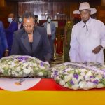 President Yoweri Museveni and First Lady Janet pay last respect to Hon. Cecilia Ogwal Parliament 02