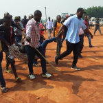 bwaise taxi park erupts in violence as outgoing and incoming leadership clash