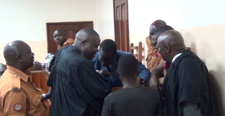 court officials and lawyers visit kwoyelos home in search of witnesses