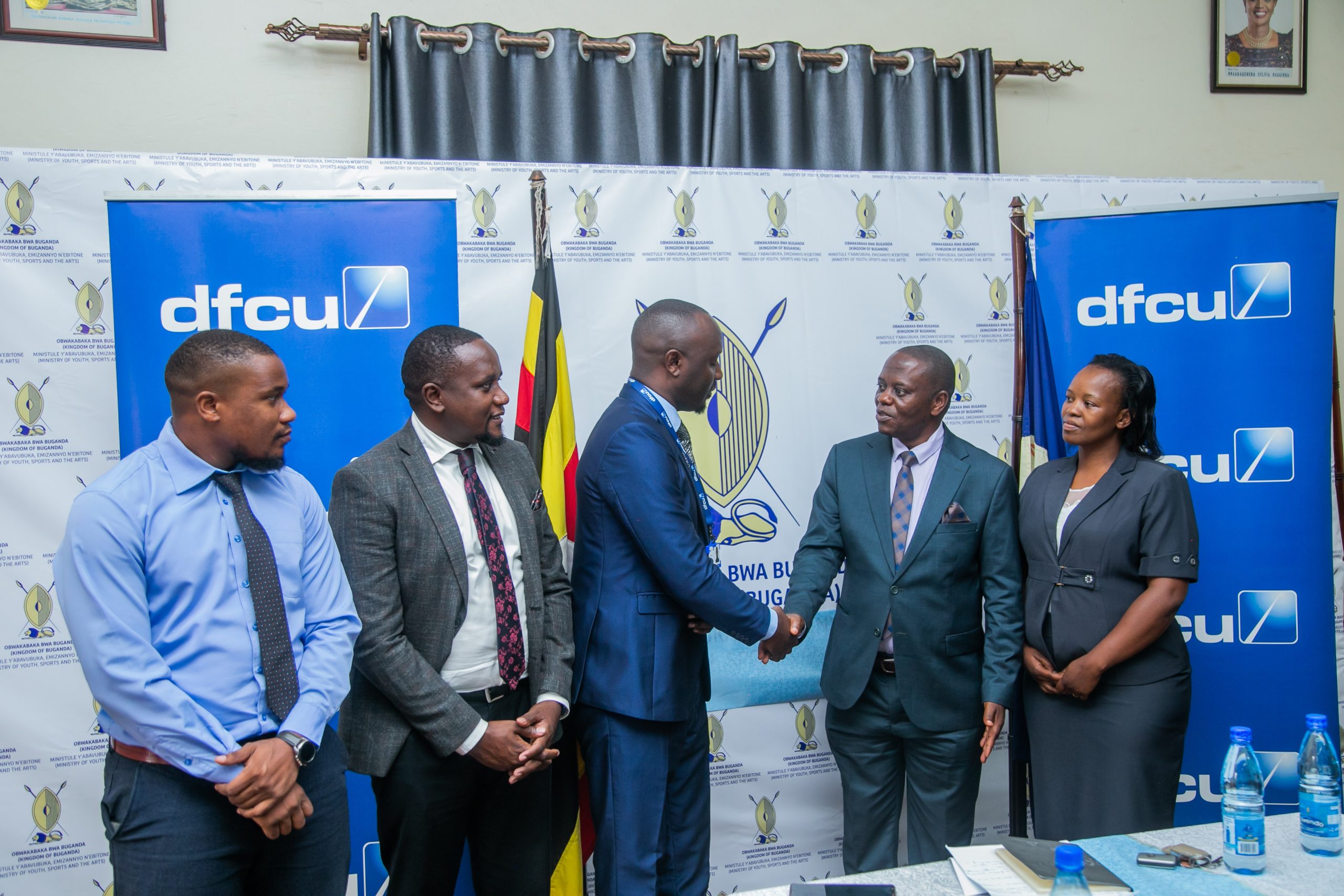 dfcu bank and buganda kingdom for education in buganda