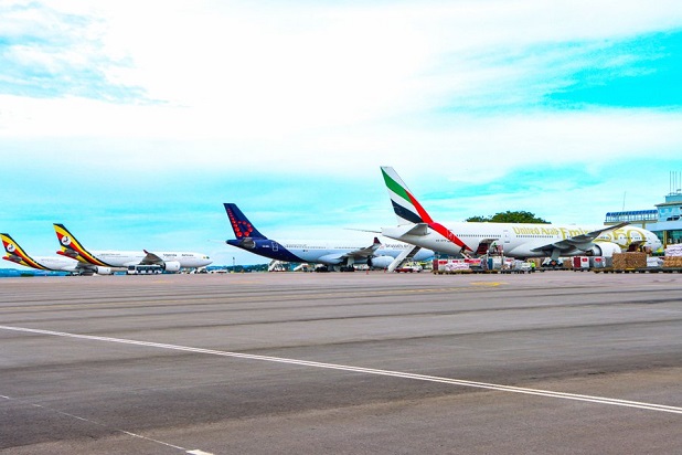 entebbe airport flight schedule for thursday january 4 2024