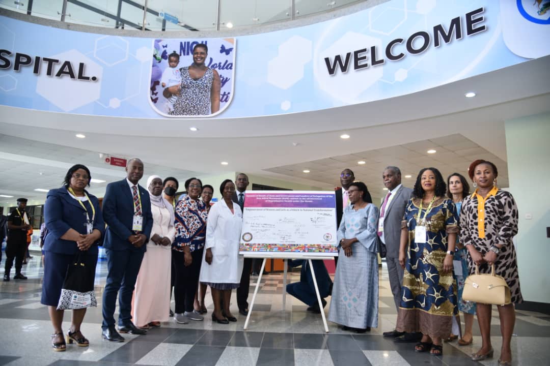 entebbe surgical childrens hospital welcomes spouses of heads of state for guided tour