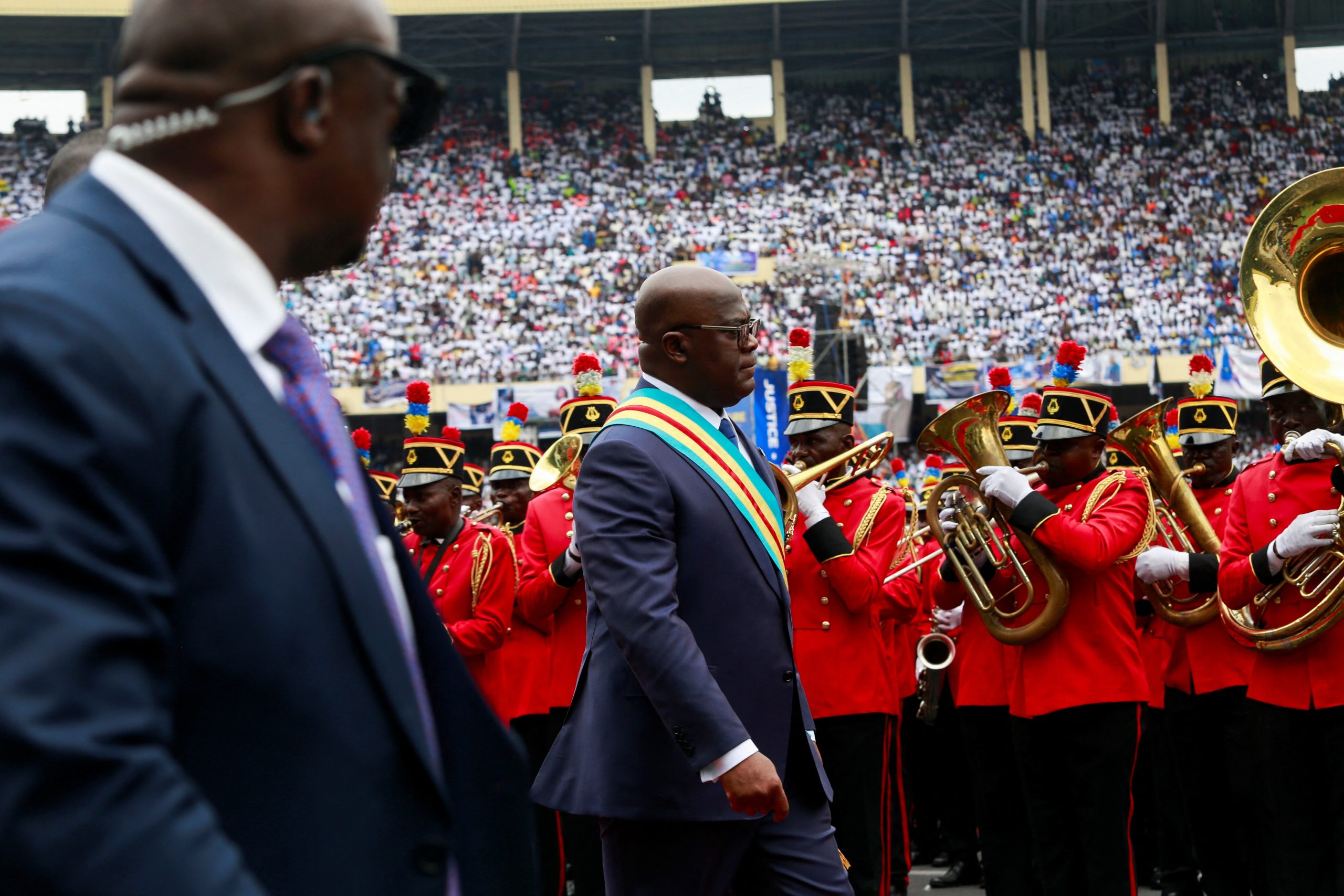 felix tshisekedi sworn in for second term as president of dr congo